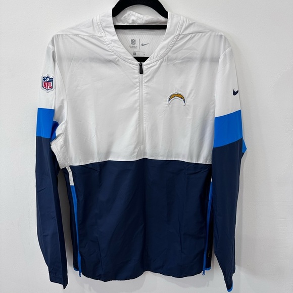 Nike NFL Los Angeles Chargers Mens Pullover Windbreaker - Size Small - Picture 1 of 10